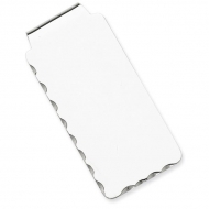 Sterling Silver Engravable Money Clip