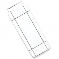 Sterling Silver Engravable Money Clip