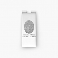 Stainless Steel Engravable Money Clip