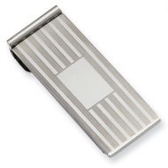 Stainless Steel Engravable Money Clip