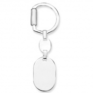 Sterling Silver Engravable Keychain
