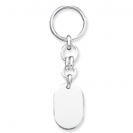 Sterling Silver Engravable Keychain