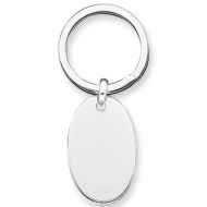Sterling Silver Engravable Keychain