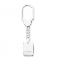 Sterling Silver Engravable Keychain