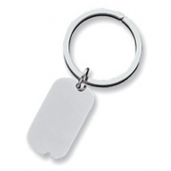 Sterling Silver Engravable Keychain