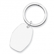 Sterling Silver Engravable Keychain