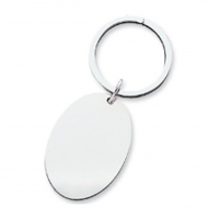 Sterling Silver Engravable Keychain