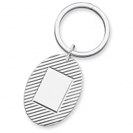 Sterling Silver Engravable Keychain