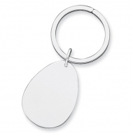 Sterling Silver Engravable Keychain