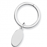 Sterling Silver Engravable Keychain