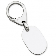 Sterling Silver Engravable Keychain