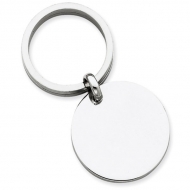 Sterling Silver Engravable Keychain