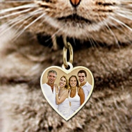 Heart with Border Photo Pendant Picture Charm