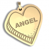   Angel   Candy Heart Pendant or Charm