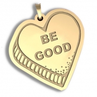   Be Good   Candy Heart Pendant or Charm