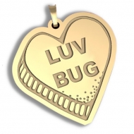   Luv Bug   Candy Heart Pendant or Charm