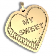   My Sweet   Candy Heart Pendant or Charm