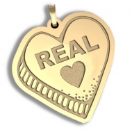   Real Love   Candy Heart Pendant or Charm