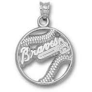 Atlanta Braves 3 4 Inch Charm