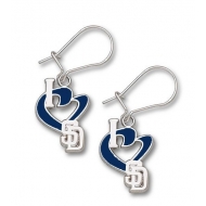 San Diego Padres 1 2 Inch Earrings