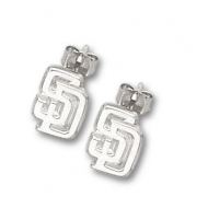 San Diego Padres 1 2 Inch Earrings