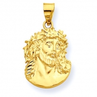 14K Yellow Gold  Ecce  Homo  Christ Head