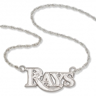 Tampa Bay Rays Name Plate Necklace W  Chain