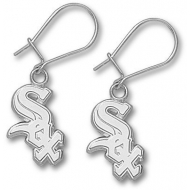 Chicago White Sox 1 2 Inch Earrings