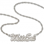 Chicago White Sox Name Plate Necklace W  Chain