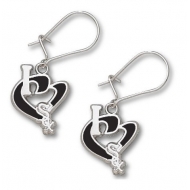 Chicago White Sox 1 2 Inch Earrings