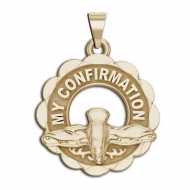  My Confirmation  Dove Cut out  Medal