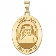 Saint Ava Medal   Oval  EXCLUSIVE 