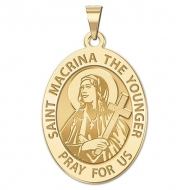 Saint Macrina the Younger Medal   Oval  EXCLUSIVE 