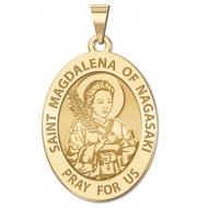 Saint Magdalena of Nagasaki Medal   Oval  EXCLUSIVE 