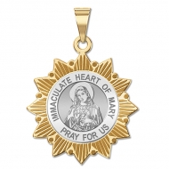 Immaculate Heart of Mary Two Tone Sun Border  EXCLUSIVE 