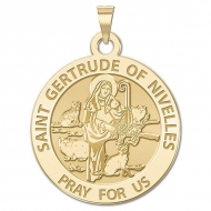 Saint Gertrude of Nivelles Medal     EXCLUSIVE 