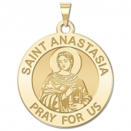 Saint Anastasia Medal   Oval  EXCLUSIVE 