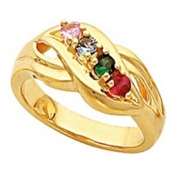 Four Birthstones Mother s Ring