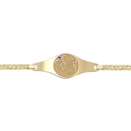 Mother With Son   Daughter Birthsones Bracelet