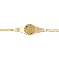 Mother With Three Sons Birthsones Bracelet