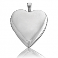 Solid Sterling Silver Heart Locket