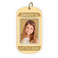 Daddy s Little Girl Dog Tag Pendant