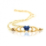 Bfly Sapphire  September  Birthstone Bracelet