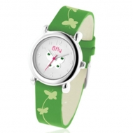 Bfly Emerald  May  Adjustable Children s Birthstone Watch