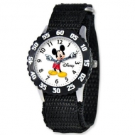 Mickey Mouse 7  Nylon Band With Velcro Closure