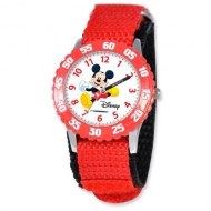 Mickey Mouse 7  Nylon Band With Velcro Closure