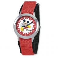 Mickey Mouse 7  Nylon Band With Velcro Closure