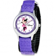 Minnie Mouse 6 3  Nylon Band with Velcro Closure