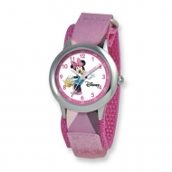 Minnie Mouse 6 3  Nylon Band with Velcro Closure