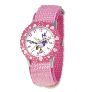 Daisy Duck 7  Nylon Band with Velcro Closure